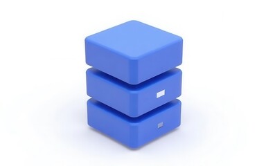 Obraz premium Edge computing server icon highlighting decentralized processing isolated on white background ideal for modern computing infrastructure