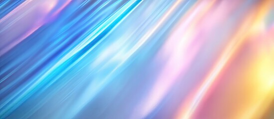 Obraz premium Vibrant silver and electric blue gradients blend seamlessly in a dynamic abstract background with ample copy space for rainbow-themed projects.