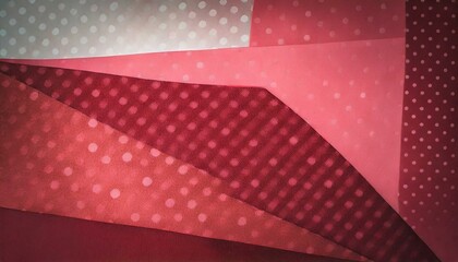 Fototapeta premium pink background with Polka dot pattern