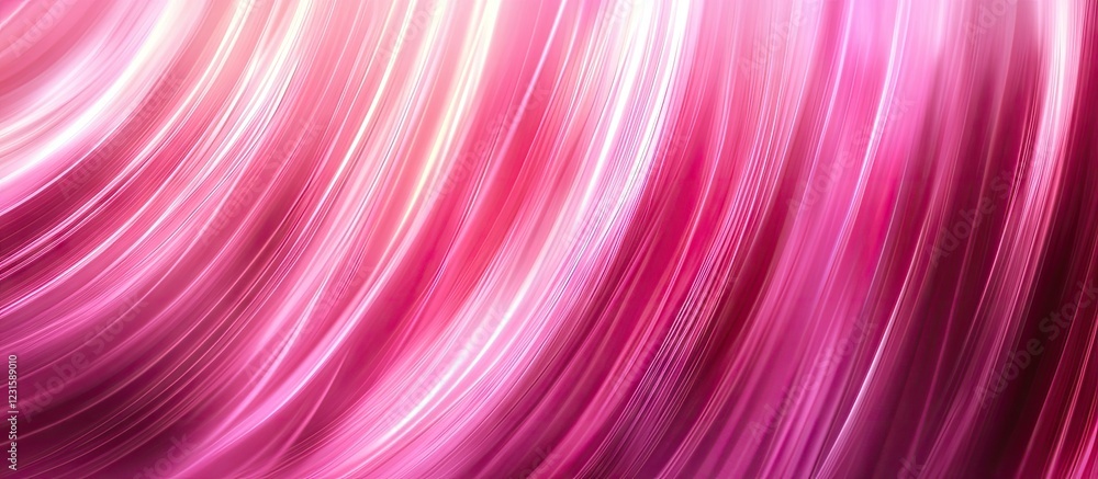 Poster soft magenta gradient background with flowing waves and a smooth gaussian blur effect creating a vib
