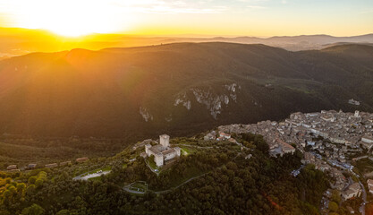 Obraz premium Italia castello di Narni