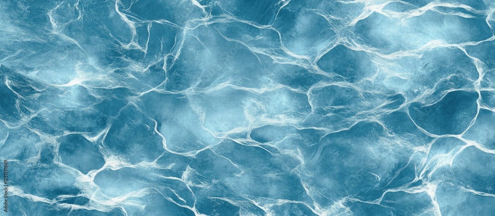 Leinwandbilder calming blue watercolor texture evokes tranquility with soft waves and gentle ripples creating a ser