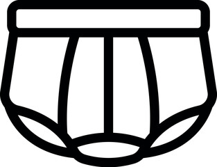 Clean men's underwear briefs represent personal hygiene and comfort