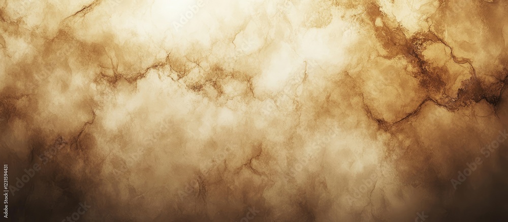Poster elegant marbled background with rich brown and beige hues, featuring intricate details and fluid pat