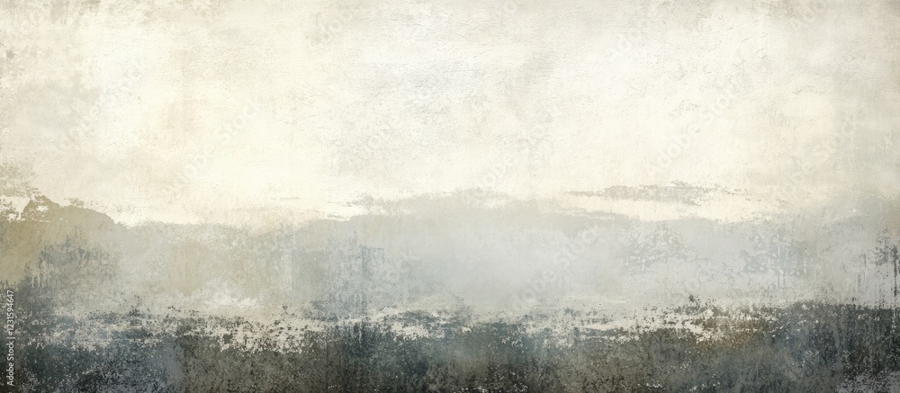 Poster white grunge background with soft beige tones and a subtle vignette effect blending into a cloudy at