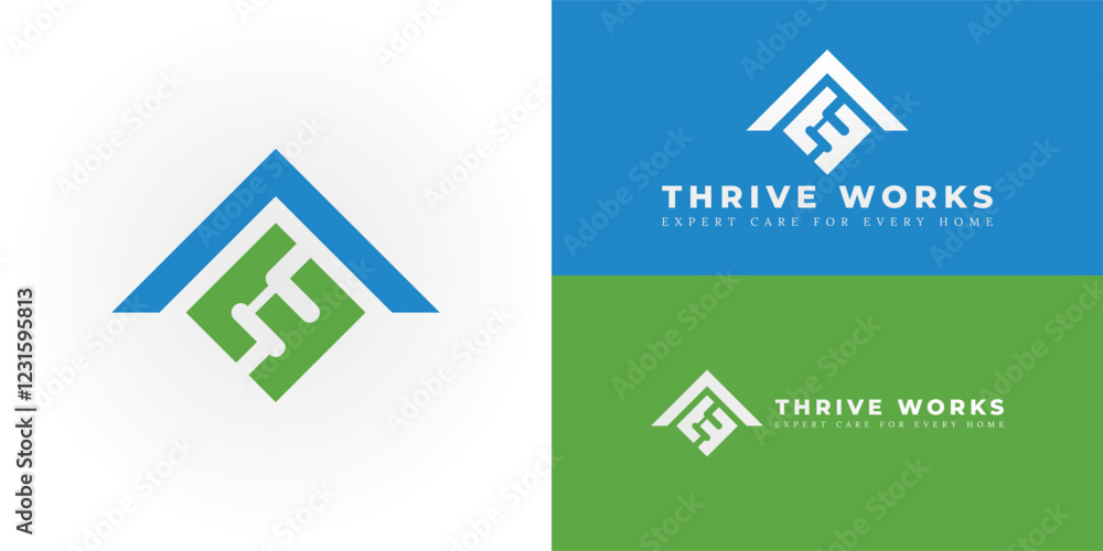 Poster the dynamic logo design features the initials t and w creatively integrated into a unique and visual