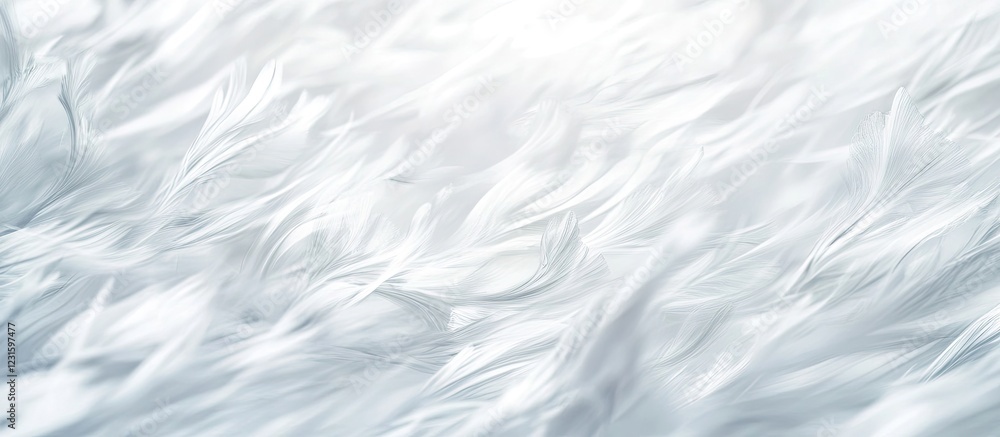 Aufkleber white cosmos flowers in a soft blurred effect create an ethereal background with gentle swirls, idea