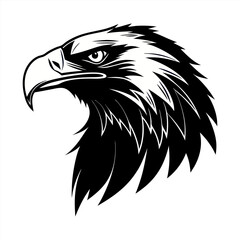 Eagle silhouette vector design