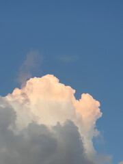 A lumpy cloud