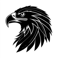 Eagle silhouette vector design
