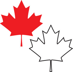 canada, flag, maple, leaf, symbol, icon, button, illustration, country, national, vector, america, sign, red, nation, banner, design, 3d, maple leaf, north, logo, ottawa, toronto, patriotic, patriotis