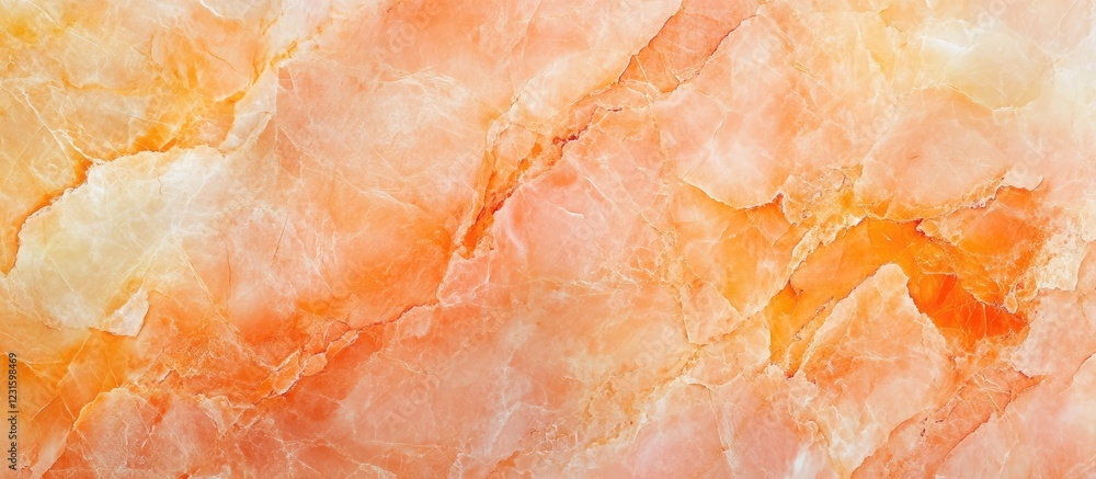 Aufkleber vibrant orange and pink abstract marble texture background showcasing swirling patterns and unique h