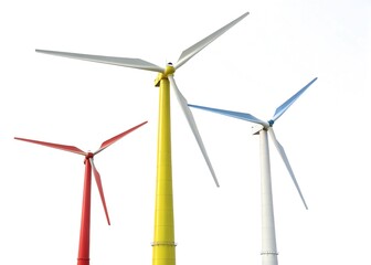 Modern Wind Turbines - Energy Power Showcase
