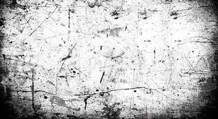 Obraz premium Abstract grunge black and white distressed texture background