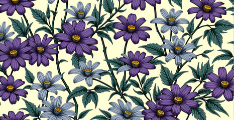 floral arrangements with branches, leaves and buds	