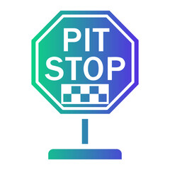 Obraz premium pit Gradient icon