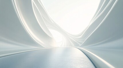 Inspirational 3D Artwork of an Infinite Road with a Clear Perspective