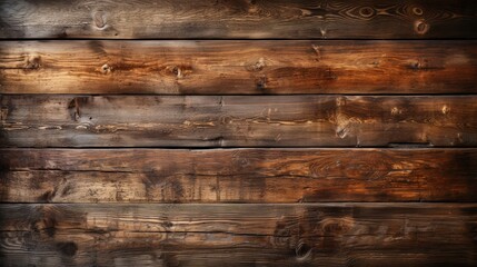Old Dark Wooden Cracked Planks Texture Background with Rustic Charm