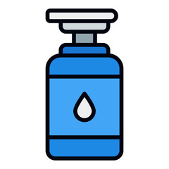 Cleanser filled line icon
