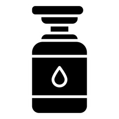 Cleanser glyph icon