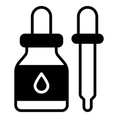 Beauty Oils line glyph icon