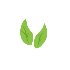 green leaf vector design