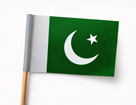 Pakistan, waving flag of Pakistan