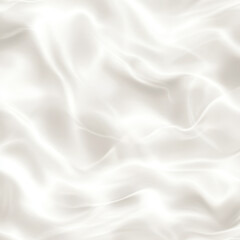 Obraz premium soft, flowing white fabric texture with gentle waves and light reflections creates serene and calming atmosphere. Ideal for backgrounds or design elements