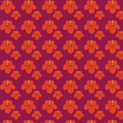 seamless pattern with flowers