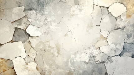 Cracked wall texture, grunge background, distressed surface, design element