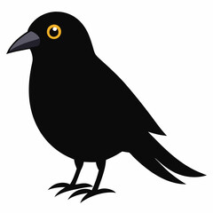 Fototapeta premium Bird icon vector on white background.