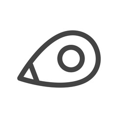 線画学校道具関連の単品アイコン　テープのり