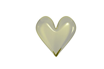 Obraz premium heart shaped diamond