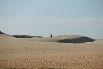 mulher nas dunas do rosado, rio grande do norte
