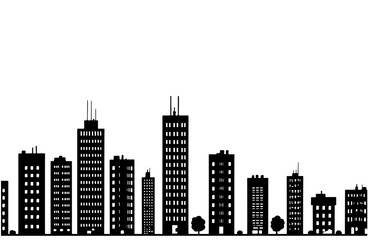 Obraz premium Modern high-rise building icon. Building, city. Vector illustration.
