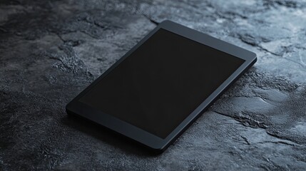 Black eBook Reader Mockup -