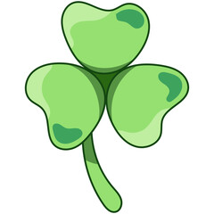 Clover Leaves Illustration