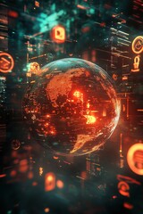 Exploring Futuristic Digital World, Cyber Globe and Network Innovation