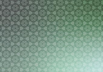Geometry pattern gradient green triangle background
