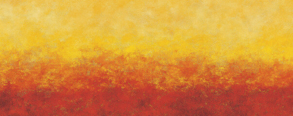 Vibrant orange and yellow gradient with textured layers, evoking warmth and energy. This abstract artwork creates lively atmosphere, perfect for various design projects