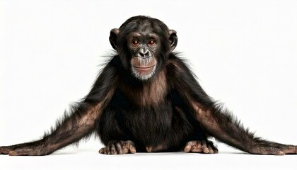 Fototapeta premium Young Chimpanzee, Simia troglodytes, 5 years old,