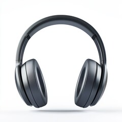 Premium noise-canceling headphones with a sleek matte finish, centered on a clean white background