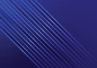 Presentation graphics dark blue line background