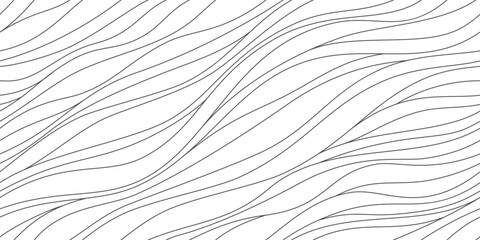 Seamless wave pattern. Water waves. Wavy lines
