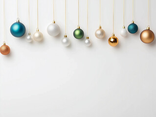 Christmas abstract bauble elegant geometric header
