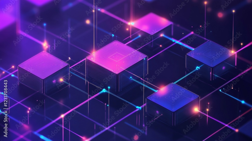 Poster digital network architecture design
