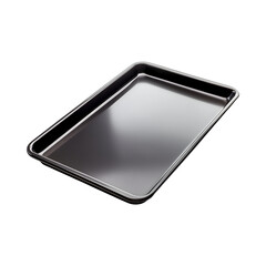 Modern Rectangular Non-Stick Baking Sheet Isolated on Transparent Background