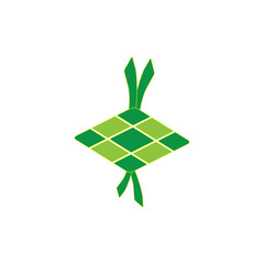 ketupat icon, icon of the month of Ramadan