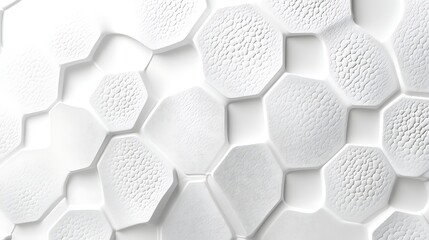 Metallic Hexagonal Grid Pattern