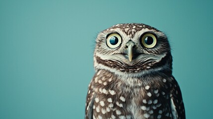 Wide-Eyed Owl: A Stunning Portrait